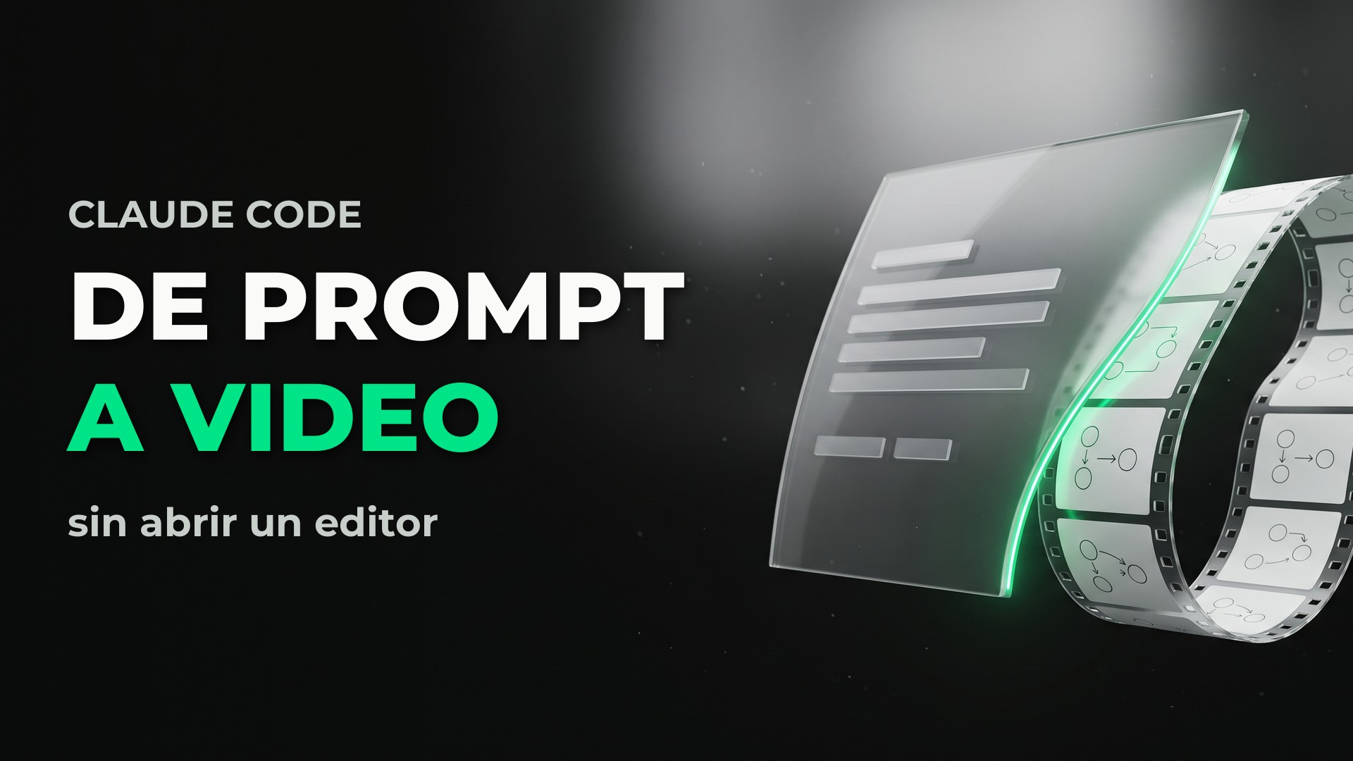 Portada del tutorial Videos animados con Claude Code y HyperFrames: de un prompt a un MP4